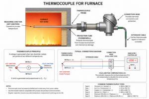 Thermocouple for Heat Treatment Furnace
